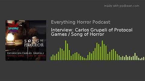 Interview: Carlos Grupeli of Protocol Games / Song of Horror