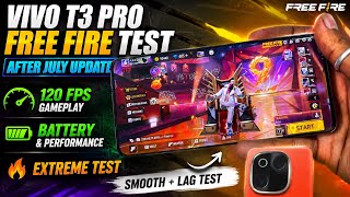 Vivo T3 Pro 5G Free Fire Test 120FPS 😱 || After 567MB Update || Battery & Performance🔥 screenshot 5
