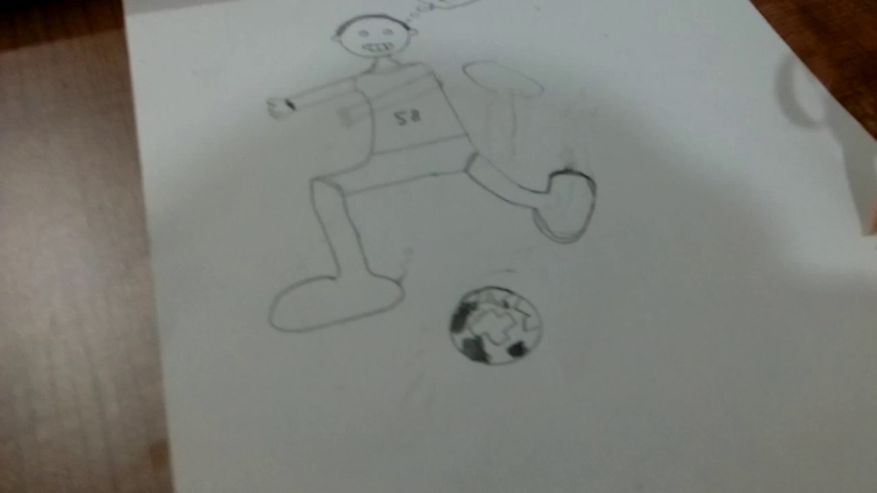 Futbolcu Resim Cizimi Youtube