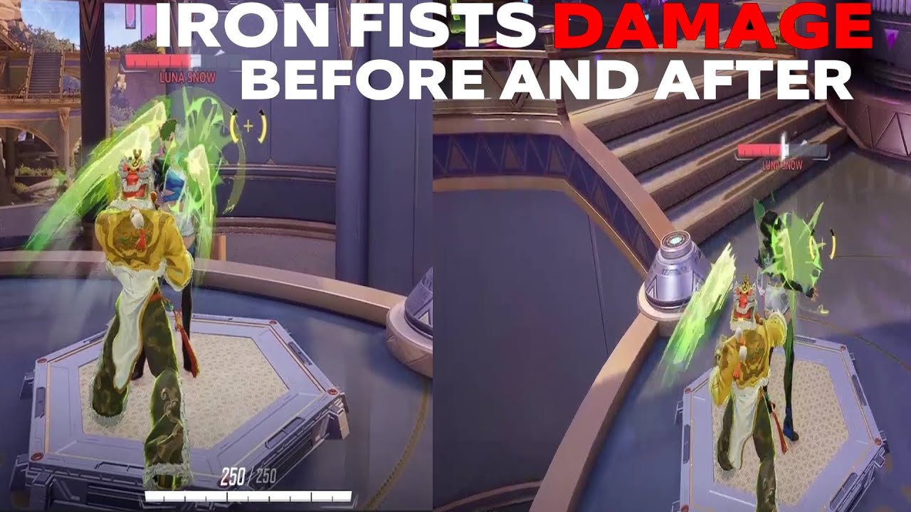 Iron Fists Damage Before And After Mid Season Marvel Rivals - YouTube
