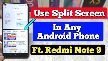 How to Enable/Set split Screen In Any Smartphones  |  Split Screen (Bangla)