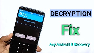 How To Decrypt TWRP Recovery - Fix | Fix TWRP 0 MB Internal Storage! | Encrypt & Decrypt! | Dot SM