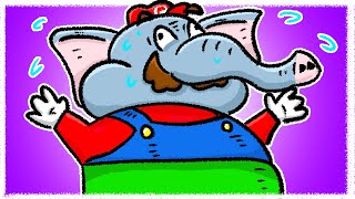 If I find inflation art, the video ends - Elephant Mario