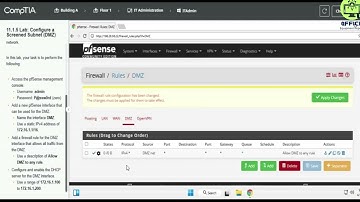 Testout Network+ 11.1.5 Lab Configure a Screened SubnetDMZ
