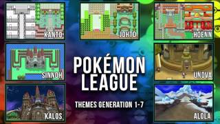 All Pokémon League Themes [Gen 1-7]