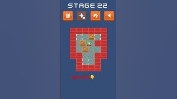 SOKOBAN PUSH PUZZLE,stage 22  EAZYYY 🤣🤣 #shorts #games #puzzle