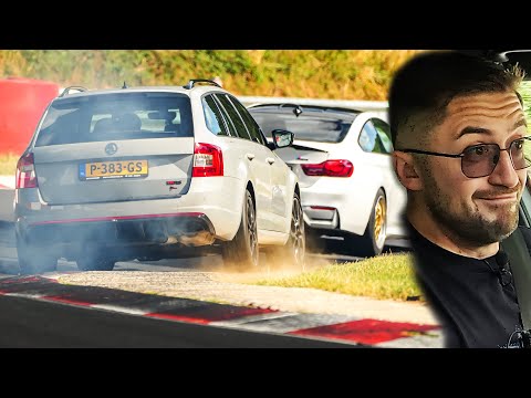 GIGA SEND In Skoda Octavia VRS Vs Vika Nürburgring 