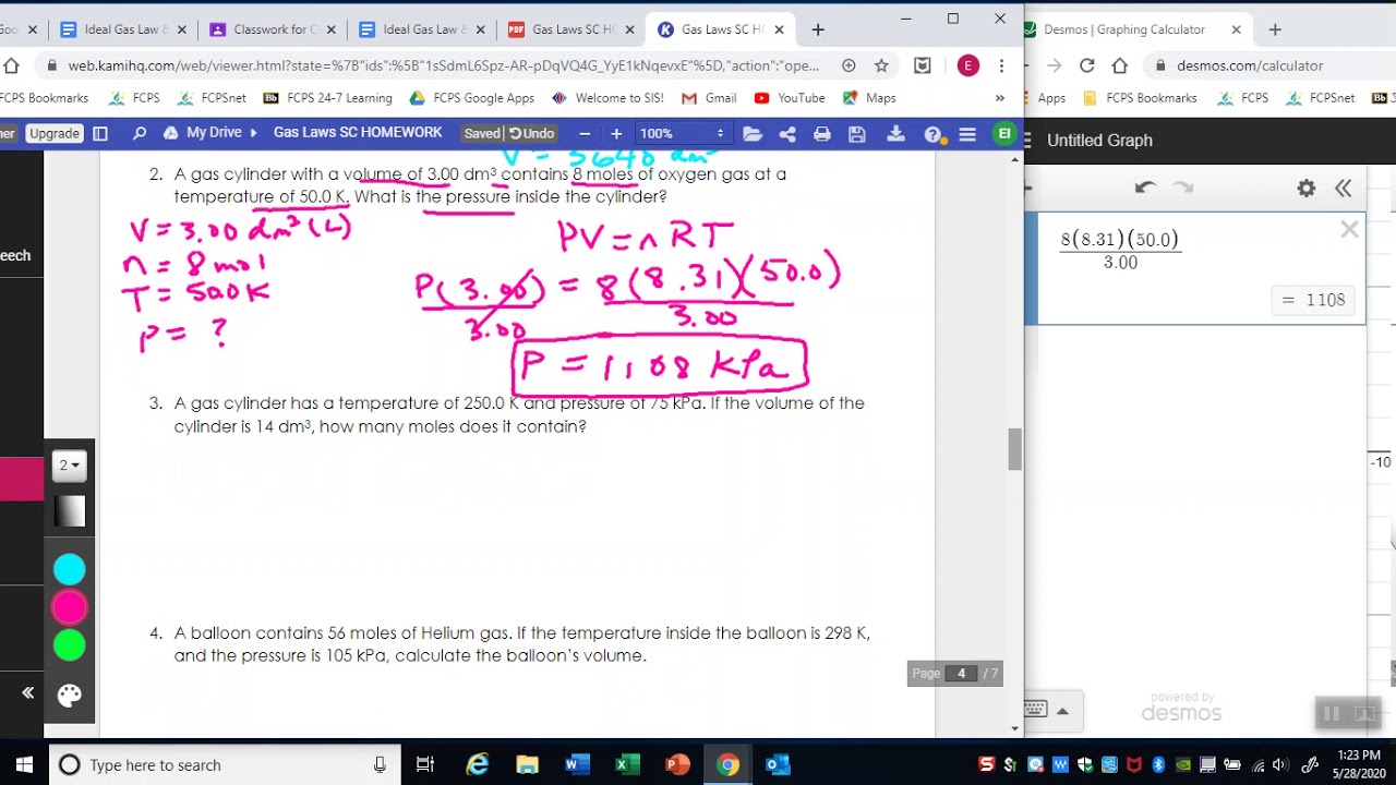 Ideal Gas Law Practice - YouTube