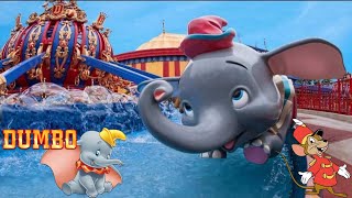 Dumbo the Flying Elephant Full Ride POV at Disneyland [4K UHD]