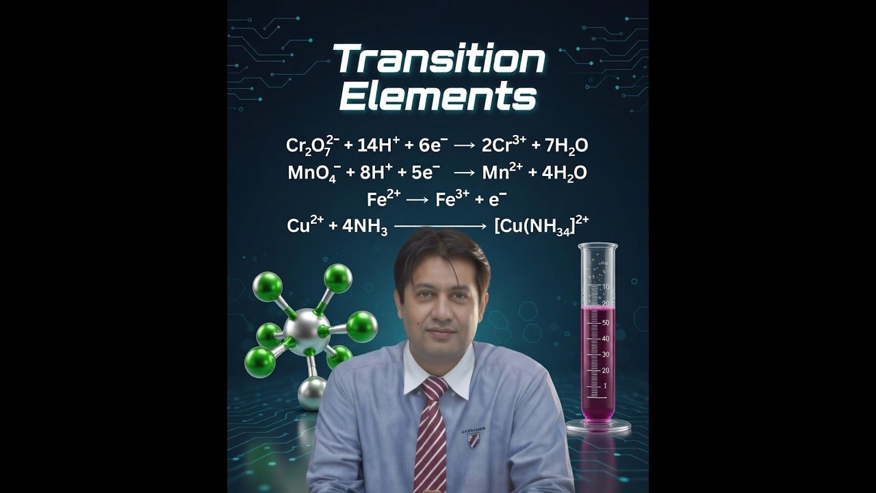 Transition Elements || Shapes of Complexes