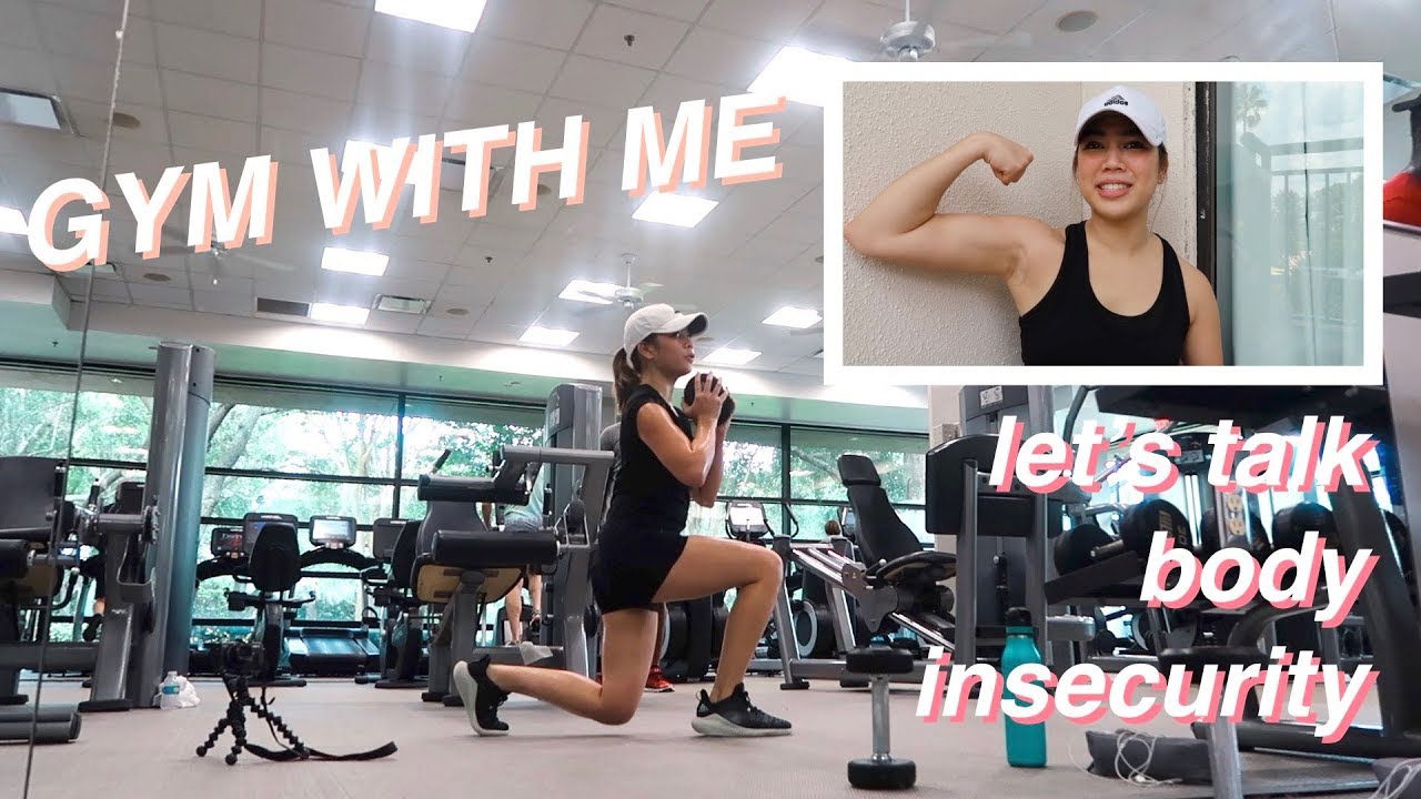 GYM VLOG (feeling fitness guru LOL) + body insecurity Janina Vela