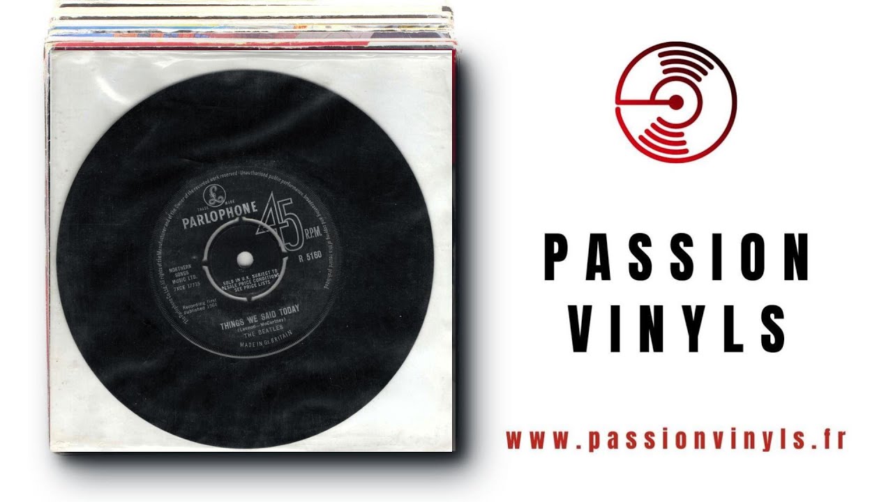 The Beatles - A Hard Day's Night - 1964 (Vinyle 45 Tours) - YouTube