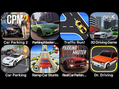 Car Parking 2, Parking Master, Traffic Run, 3D Driving Game, Car Parking, Ramp Car Stunts, Real Park