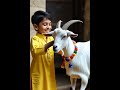 🎉 "Bachpan ki Bakar-Eid: Ali aur Uska Naachta Bakra!" 🐐🎈 #shortsviral #hindivoiceover #hindishorts