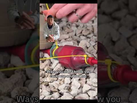 different ways to use a rubber hat