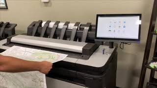 HP DesignJet XL 3600 Scan Settings