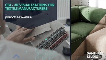 CGI 3D Studio for Textile Manufacturers – Services & Examples | 3D Visualizations