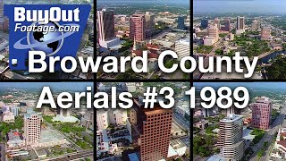 Broward County Florida 1980s Aerials #3 | Miami | Ft. Lauderdale Vintage Stock Footage