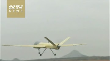 Chinese drones fly in formation together for first time