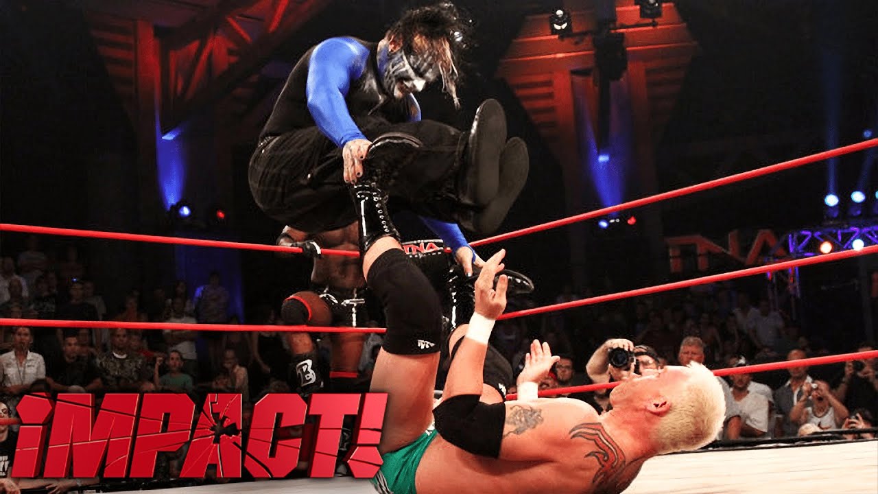 Kurt Angle and Jeff Hardy vs. Mr Anderson and The Pope (FULL MATCH