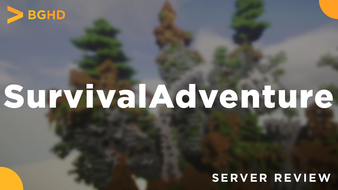 SurvivalAdventures - Minecraft Server Review