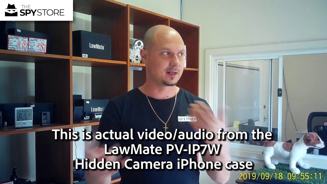 LawMate PVIP7W Hidden Camera iPhone Case Test Footage YouTube
