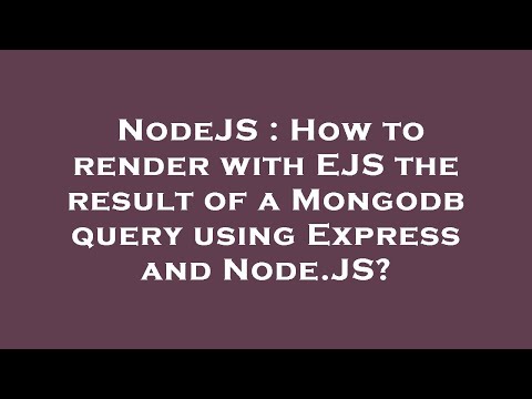 NodeJS : How
