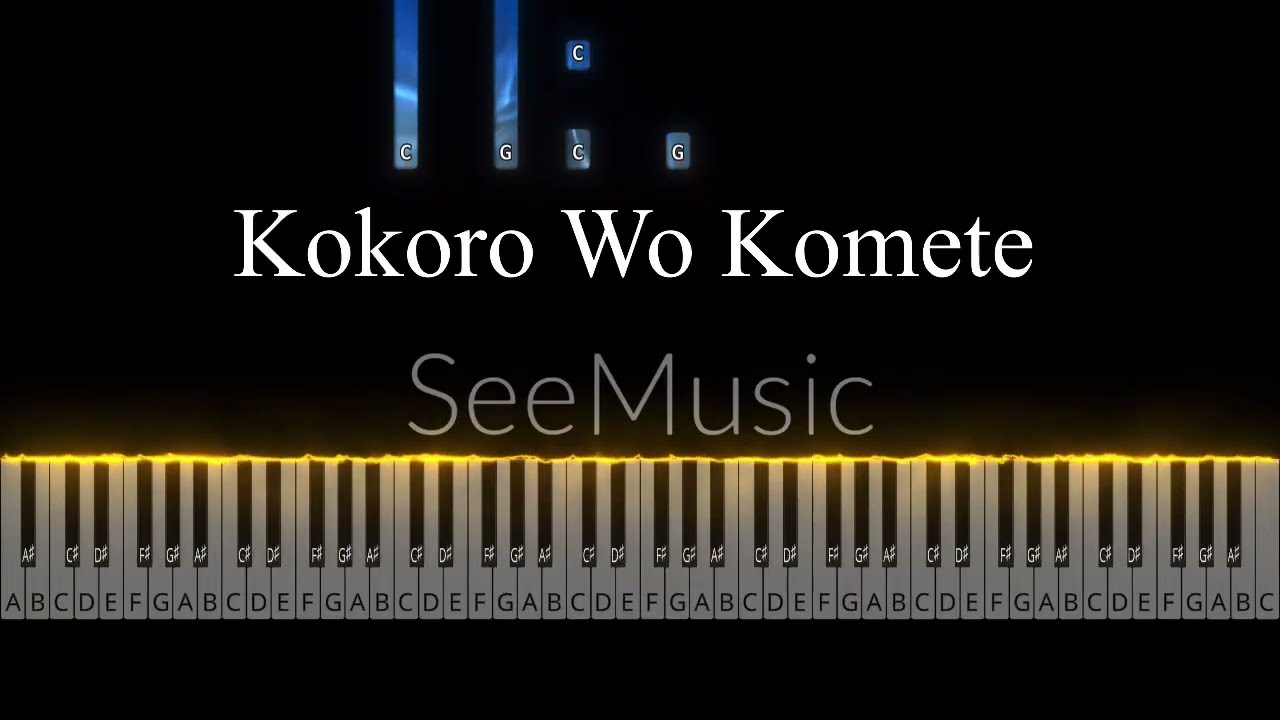 Kokoro Wo Komete - Aoi Teshima | Piano Tutorial by Andre Panggabean