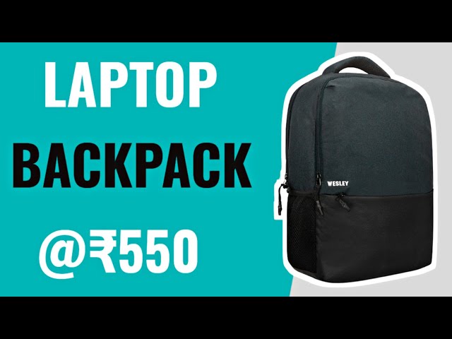 Wesley Milestone 2.0 Casual Laptop Backpack Review | Best Laptop Backpack  India 2024 | Backpack 2024 - YouTube