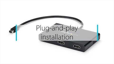 StarTech.com 3 Port Mini DisplayPort MST Hub - 4K 30Hz - Mini DP to HDMI Video Splitter for  Reviews