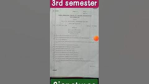 Calicut University 3rd semester english signature question paper#signature#english#exam#semester