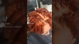  Head Color And Loc Curls On Loc Extensions extensions locextensions haircolor curls