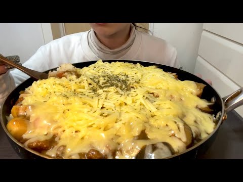 【ASMR，咀嚼音】Curry Rice Gratin！カレードリア！