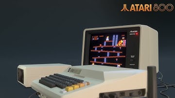 ATARI 800 INTRO with EEVEE (Blender)