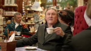 What to see in St. Petersburg, Russia. Gerard Depardieu in The Kupetz Eliseevs Food Hall