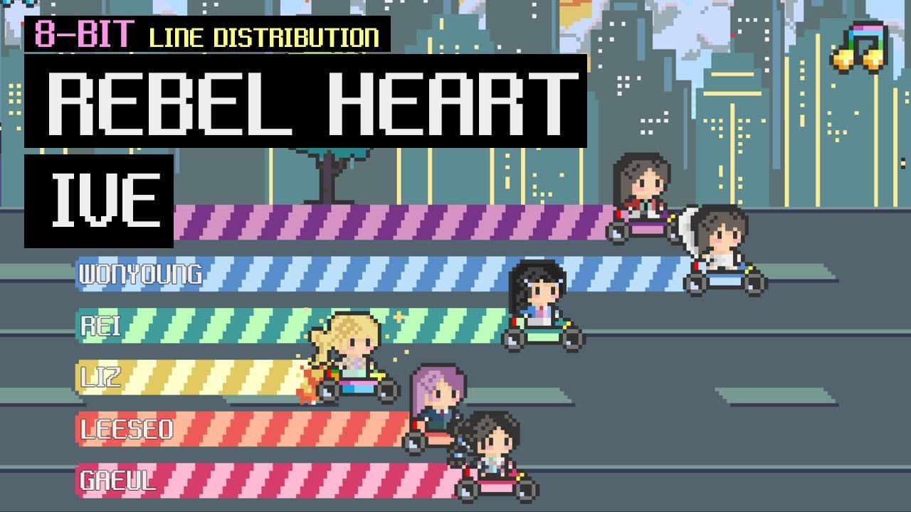 IVE / Rebel Heart | 8-BIT Line Distribution