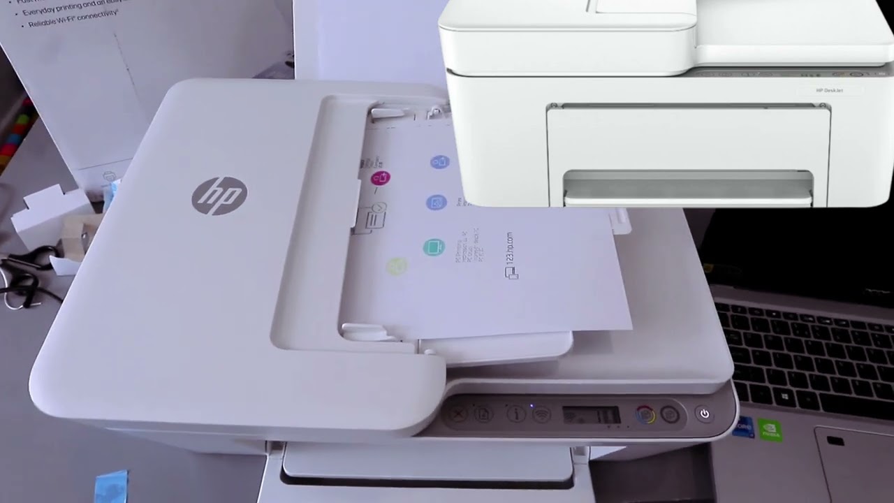 Как копировать с помощью принтера HP Deskjet 4220e