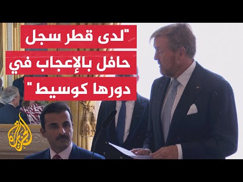 ملك هولندا: أظهرت قطر نفسها كركيزة أساسية للنظام القانوني الدولي داخل المؤسسات المتعددة الأطراف