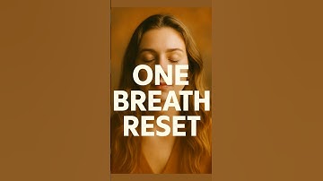 One Breath Reset. #NervousSystemReset #Breathwork #NevilleGoddard
