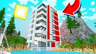 WORLD'S BIGGEST REDSTONE SKYSCRAPER! (8 FLOORS)