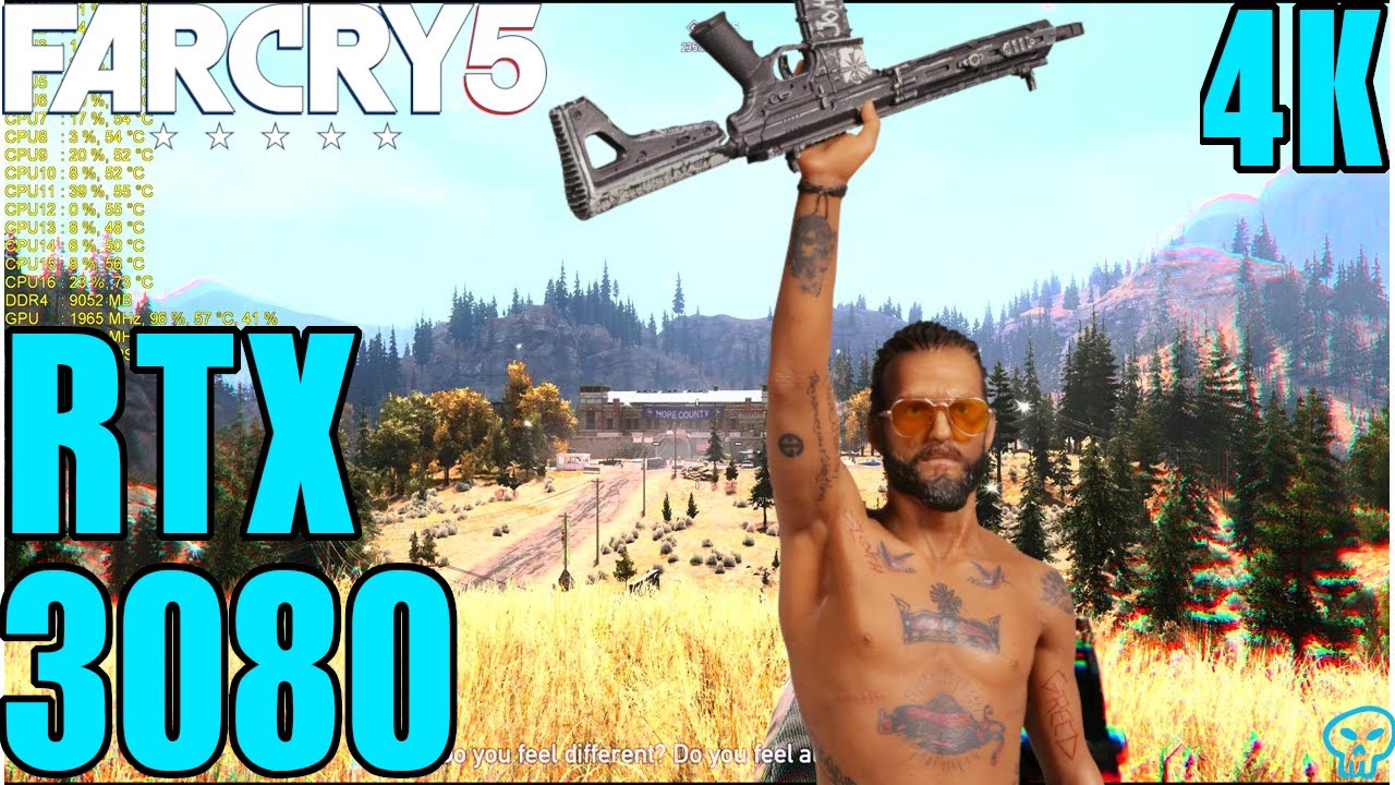 Far Cry 5 Rtx 3080 Ultra Settings Fps Performance 4K HDR