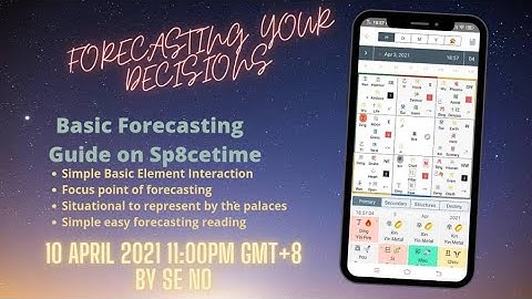 Basic Qimen Forecasting Sharing using Sp8cetime App