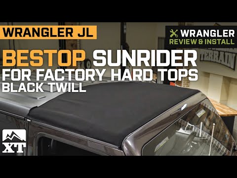 jeep-wrangler-jl-bestop-sunrider-for-factory-hard-tops---black-twill-review-&-install