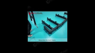 Quick Stacking Frame Installation – Done in Minutes #leddisplay #ledvideowall