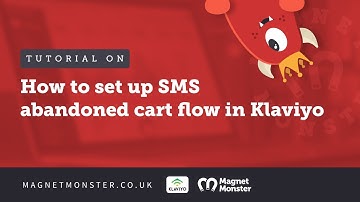 How to create an SMS Abandoned Cart Flow in Klaviyo 📱 | Magnet Monster