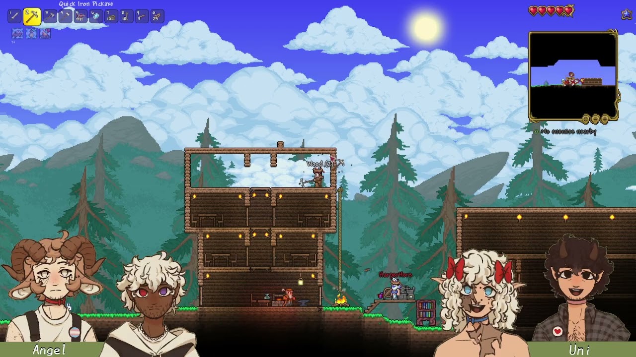 Terraria with the gang!!!! (Part 3/11)