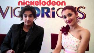 Ariana Grande & Avan Jogia from VicTORious take the America test!