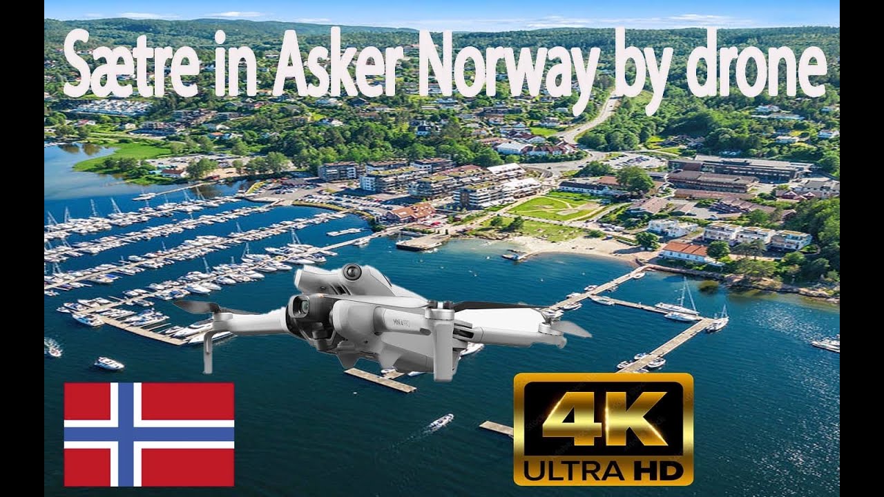Sætre in Asker Norway 4k 100fps Ultra light HDR Video by drone