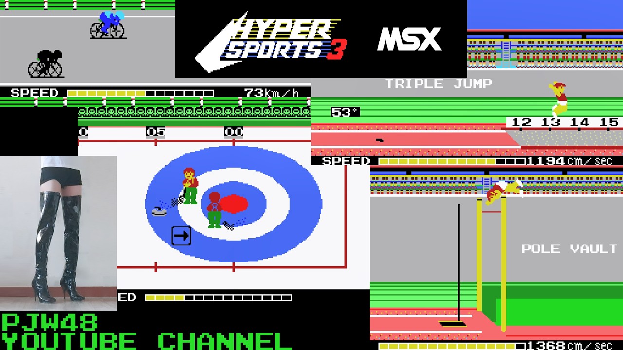 Hyper Sports 3 for MSX gameplay