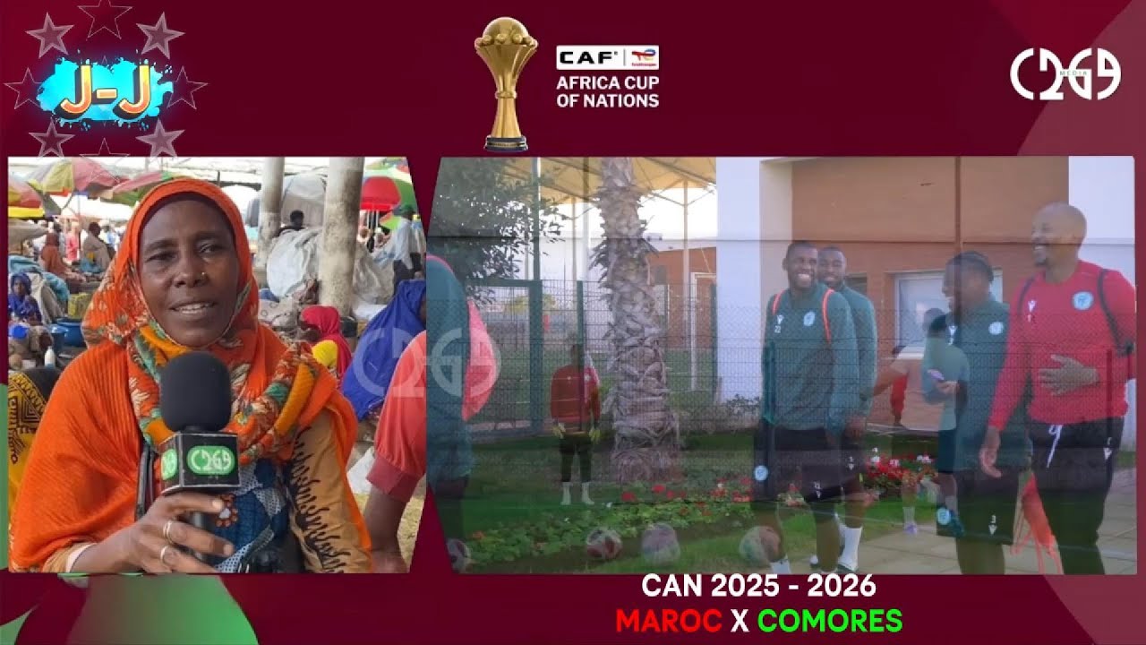 CAN MAROC VS COMORES  Micro trottoirs